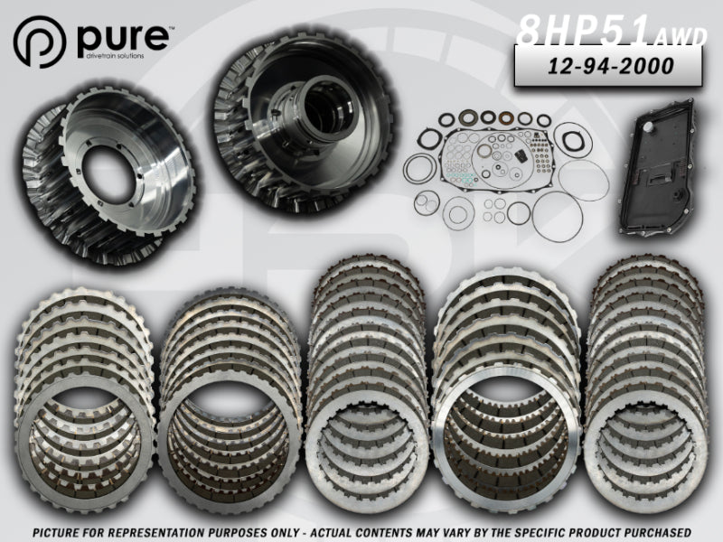 Pure Drivetrain Solutions 8HP51 High Performance Transmission Hard Parts Kit - All-Wheel Drive - Stage 2