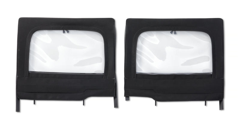 Bestop 20-26 Jeep Gladiator / 18-26 Wrangler JL Element Upper Doors (Rear, Black Twill)
