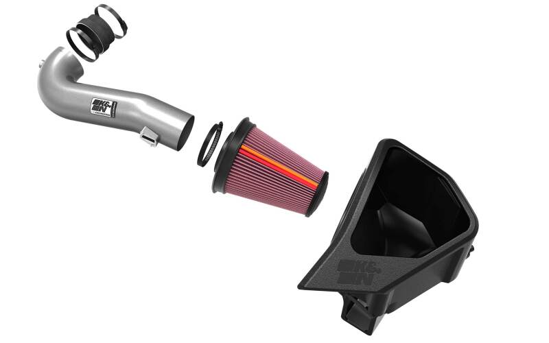 K&N NextGen Aluminum Cold Air Intake System for Chevrolet Silverado 1500 V8 6.2L by K&N Engineering Part Number KN-70-3110