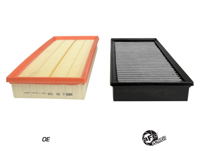 aFe Magnum FLOW Pro DRY S OE Replacement Air Filter Pair, Part Number afe31-10284-MA, for Land Rover V8 5.0L