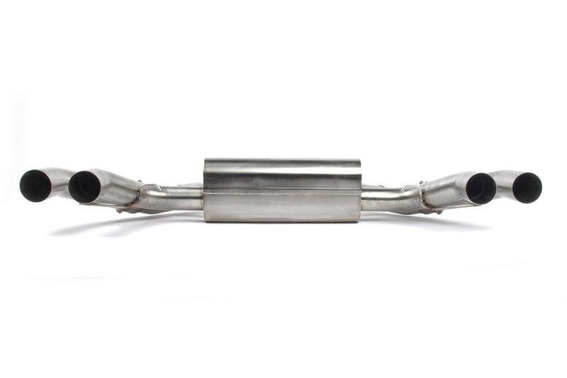 Dinan DNND660-0086-BLK Free Flow Axleback Exhaust System with Black Tips for BMW X3 and X4 (2020-2022)