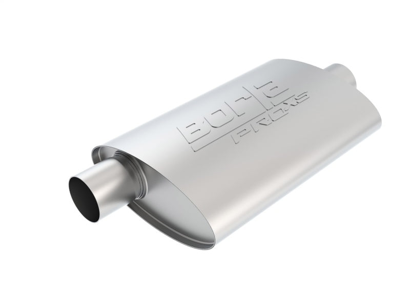 Borla ProXS Universal Muffler, 2.5-Inch Offset Inlet and Center Outlet, Part 40358
