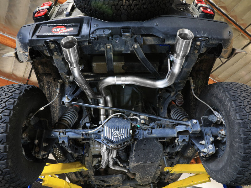 aFe Power Vulcan Series Cat-Back Exhaust System with Polished Tips 49-33154-P for 2022-2026 Ford Bronco Raptor 3.0L V6