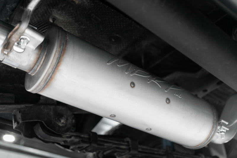 MBRP Armor BLK Cat-Back Exhaust System for 2016-2017 Toyota Tacoma 3.5L, 3-Inch, Single Side Exit – S5338BLK