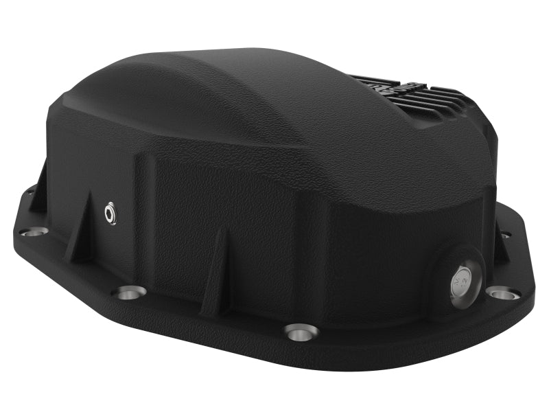 aFe Power Pro Series Rear Differential Cover, Part Number 46-70032, Black with Machined Fins