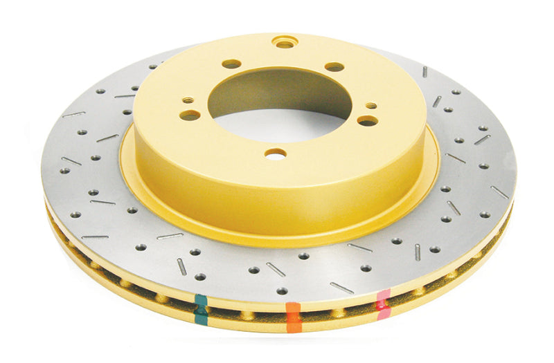 DBA 4419XS 4000 Series XS Rear Drilled and Slotted Brake Rotor for Mitsubishi Lancer Evo 8/9