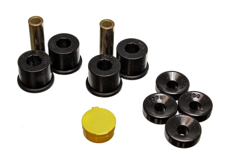 Energy Suspension - eng16.8111G - 1999-2000 Honda Civic Si Black Front Shock Bushing Set