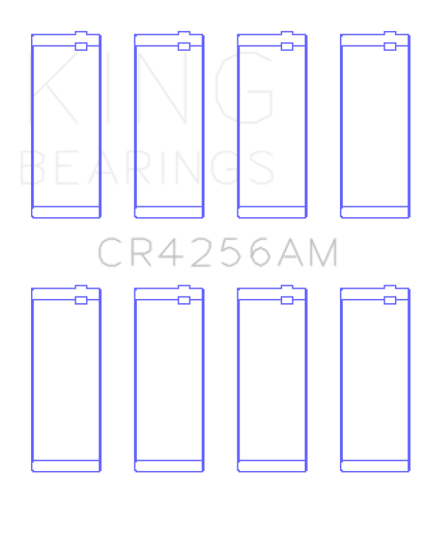 King Engine Bearings CR4256AM Standard Rod Bearing Set for Chrysler and Jeep 2.4L DOHC Engines