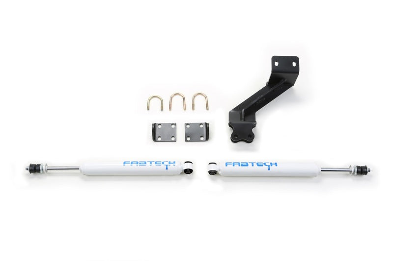 Fabtech - fabFTS23060 - 14-18 Ram 2500/3500 4WD Dual Steering Stabilizer System with Performance Shocks