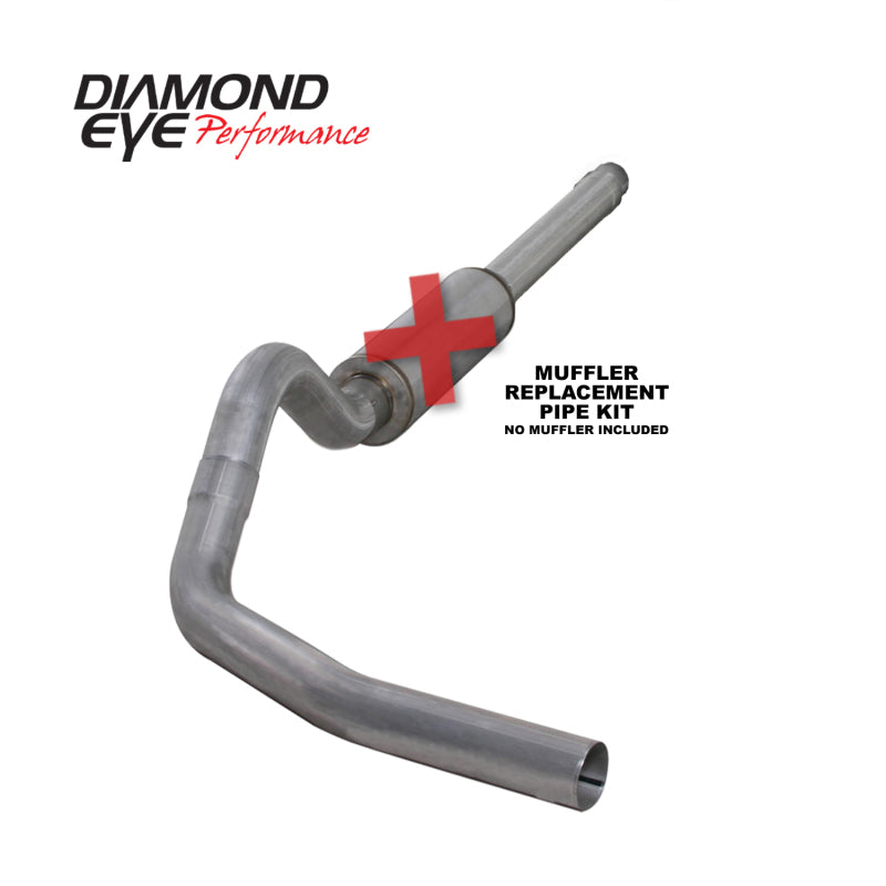 Diamond Eye Performance DEP K4310A-RP 4-Inch Exhaust System Kit for 1994-1997.5 Ford F-250 and F-350 7.3L Powerstroke