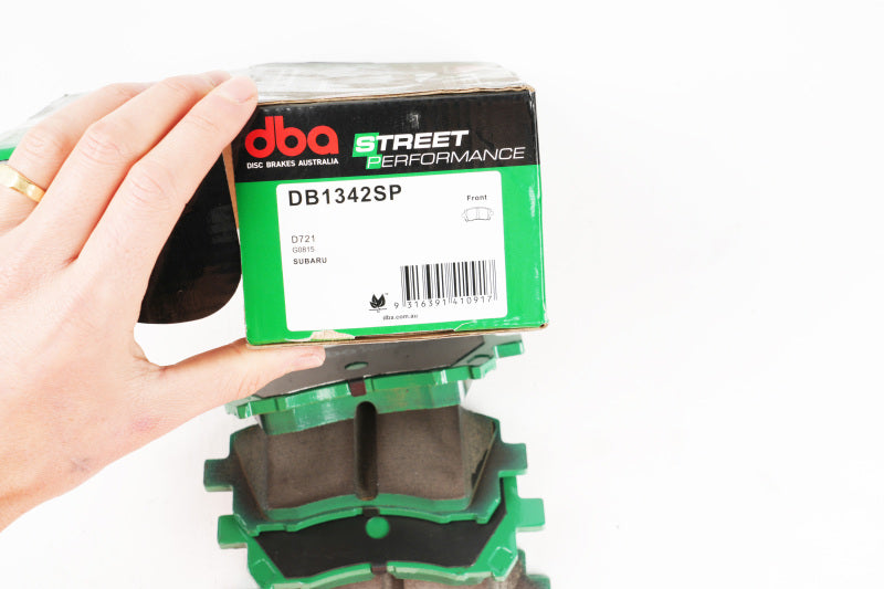 DBA DB1342SP Street Performance Front Brake Pads for 1998-2003 Subaru Impreza and 2000 Subaru Legacy