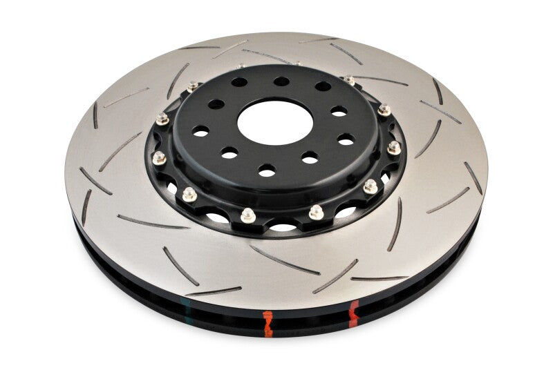 DBA DBA5654BLKS-10 5000 Series T3 Front Slotted Two-Piece Brake Rotor with Black Hat
