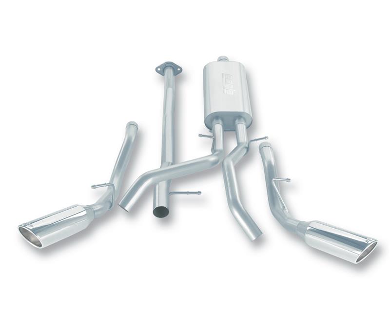 Borla 140341 Touring Cat-Back Exhaust System for 2009-2013 Chevrolet Silverado 1500 and GMC Sierra 1500 V8