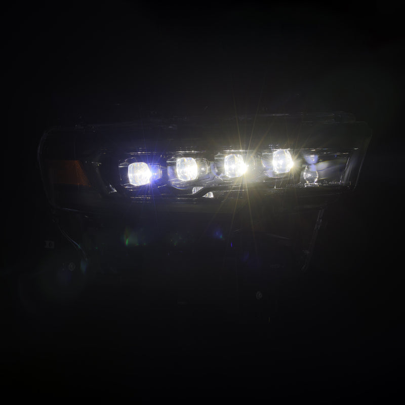 AlphaRex 25-26 Dodge Ram 1500 NOVA LED Projector Headlights - Alpha Black with Activation Light, Sequential Signal, and Switchback Function