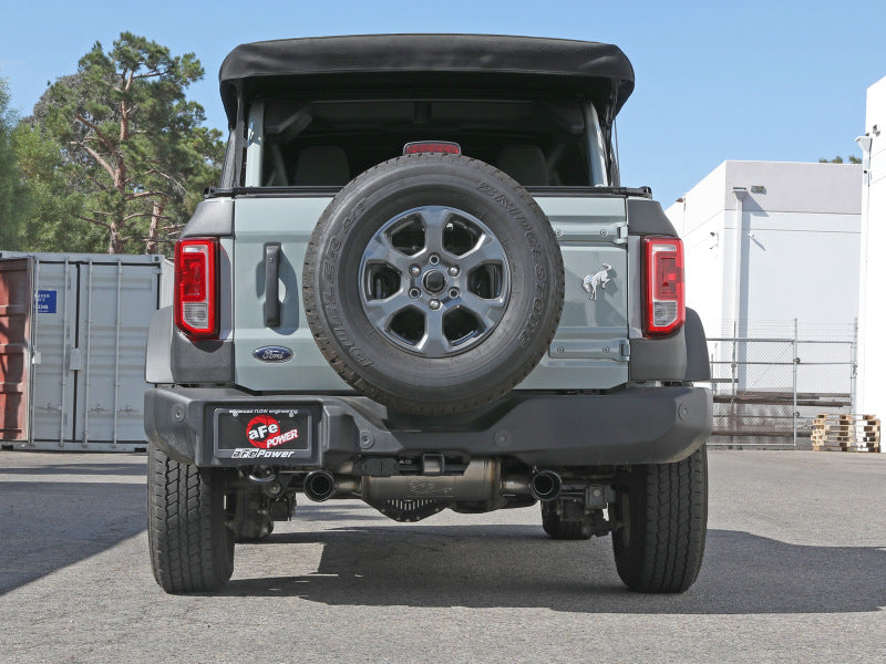 aFe Vulcan Series Axle-Back Exhaust System 49-33137-B for 2021-2026 Ford Bronco 2.3L and 2.7L