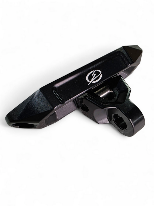 Elektric Off Road Winch Hawse Fairlead and Hook Combo - Anodized Black for UTVs