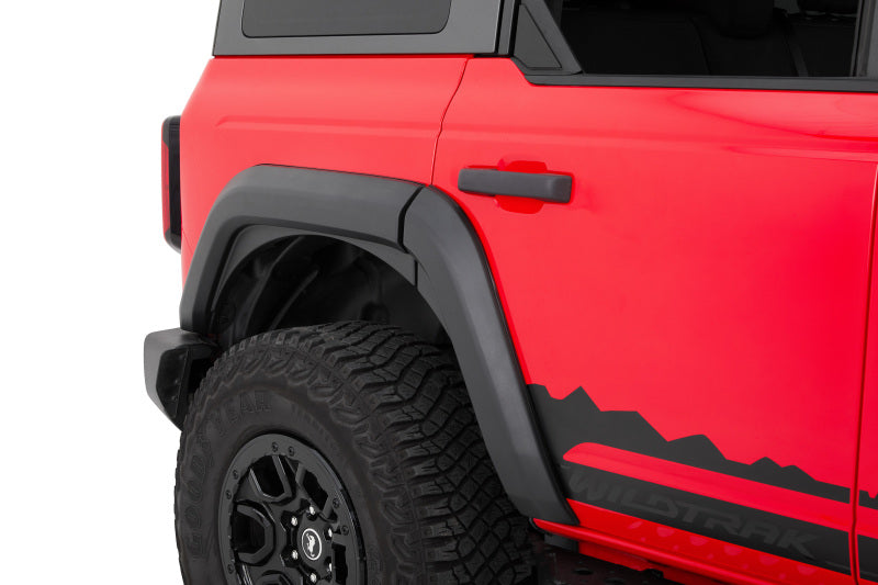 Bestop 21-26 Ford Bronco Fender Flares for 4-Door Models - Matte Black with Stainless Steel Hardware