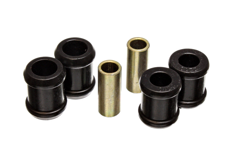 Energy Suspension eng9.8138G - 88-98 GM Silverado 1/2 Ton C-10/C1500 P/U 2WD Black Rear Shock Bushing Set