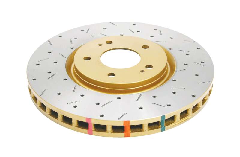 DBA 4418XS 4000 Series XS Front Drilled and Slotted Brake Rotor for Mitsubishi Lancer Evolution