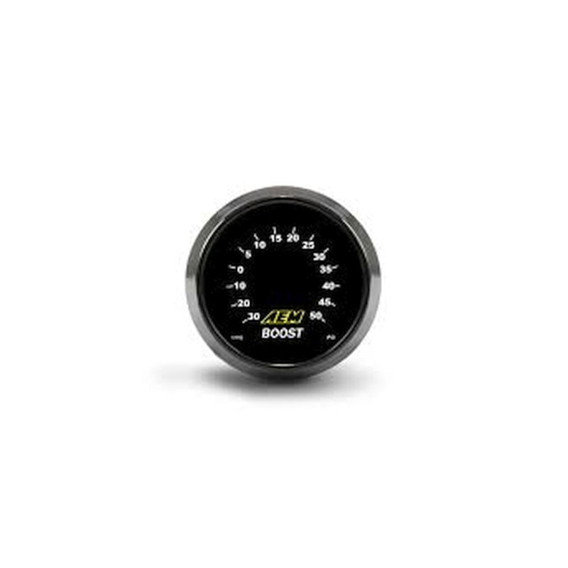 AEM 52mm Boost Digital Gauge -30 to 50 PSI, Part Number 30-4408