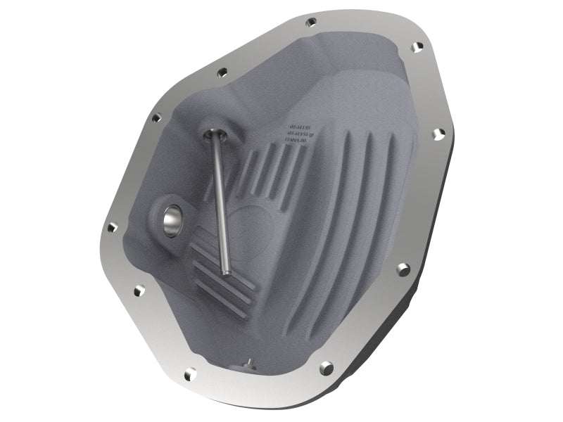 aFe Power Pro Series Rear Differential Cover, Part Number 46-70032, Black with Machined Fins