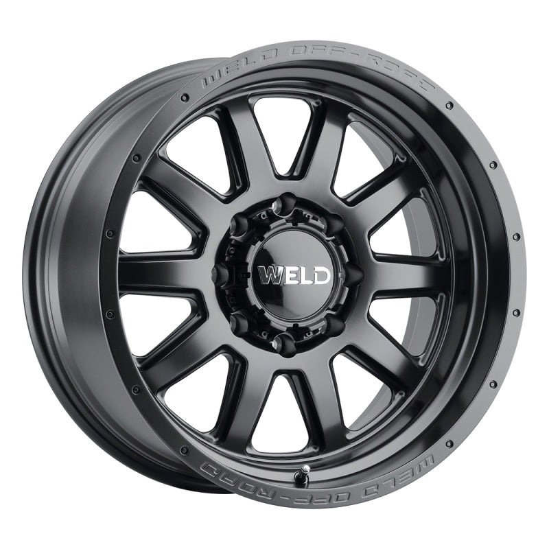 Weld W101 20X9.0 Stealth 6X135 6X139.7 ET00 BS5.00 Satin Black 106.1