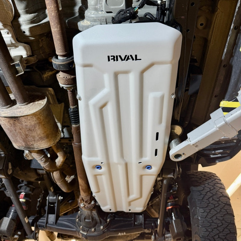 Rival 4x4 Aluminum Gas Tank Skid Plate for Ford Ranger 2024-2026 – Heavy-Duty Underbody Protection