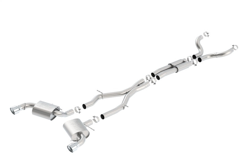 Borla ATAK Cat-Back Exhaust System 140690 for 2016-2024 Chevrolet Camaro SS and 2020-2024 LT1 6.2L V8