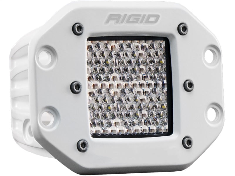 Rigid Industries RIG611513 D-Series PRO Marine Dually LED Pod Light, Flush Mount, 60-Degree Lens, Single