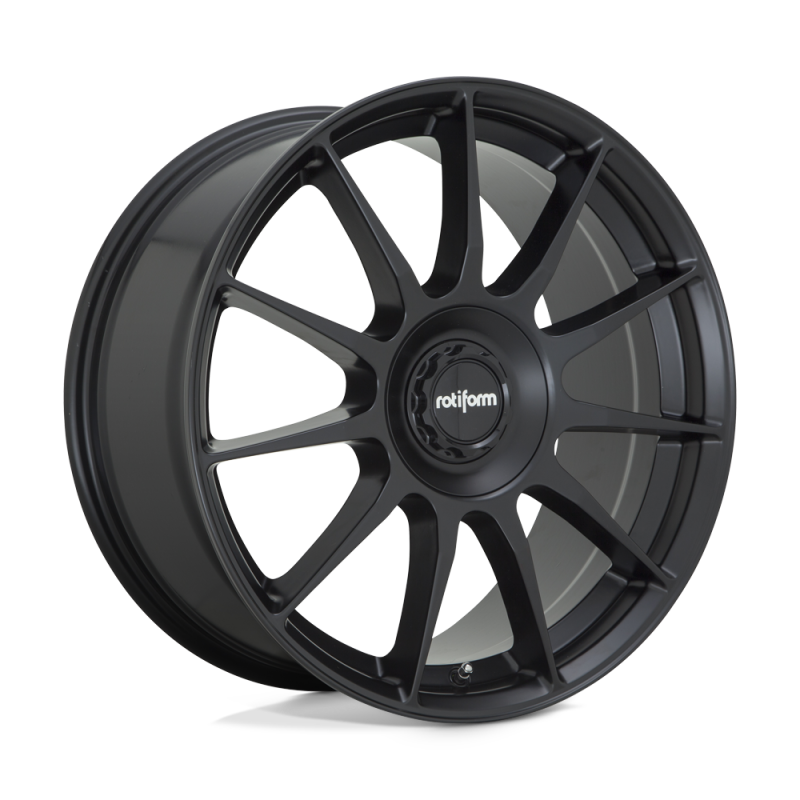 Rotiform -  R168 DTM Wheel 19x8.5 5x112 45 Offset - Satin Black - R1681985F8+45A