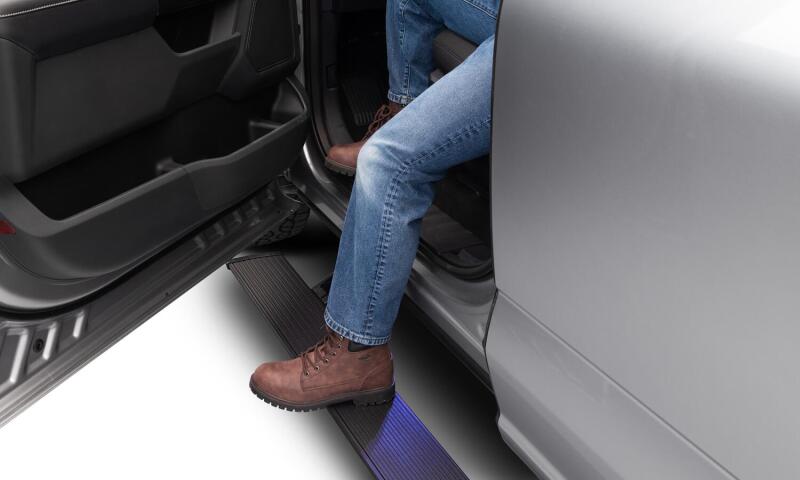 AMP Research PowerStep Plug-N-Play Power-Deploying Running Boards AMP76152-01A for 2021-2025 Ford F-150