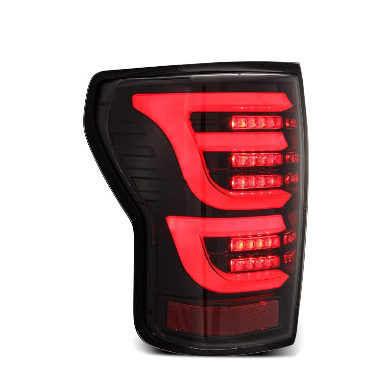 AlphaRex LUXX-Series LED Tail Lights, Alpha-Black, ARX670040 for 2007-2013 Toyota Tundra