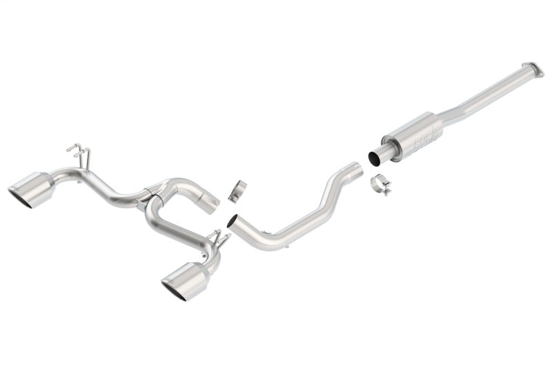 Borla S-Type Cat-Back Exhaust System for 2008–2015 Mitsubishi Lancer Evolution X, Part Number 140285
