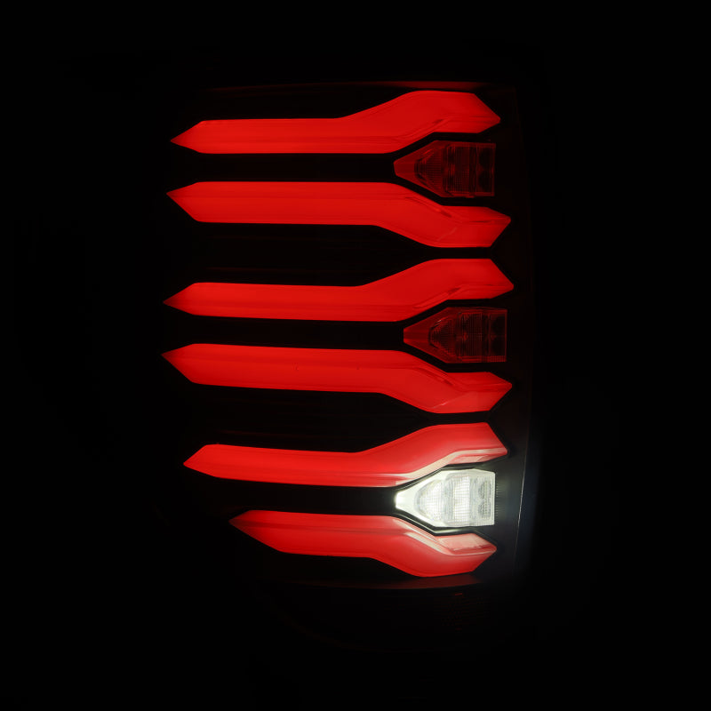 AlphaRex LUXX LED Taillights for 2009-2014 Ford F-150, Black Housing - ARX653070