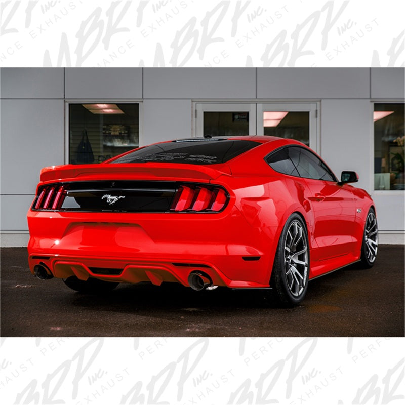 MBRP 15 Ford Mustang GT 5.0 3in Cat Back Dual Split Rear Race Version 4.5in Tips - T409