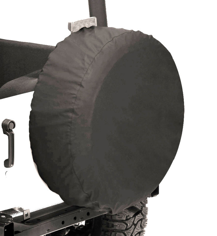 Bestop 28 x 8 Inch Tire Cover in Black Denim for Rear-Mounted Spare Tire