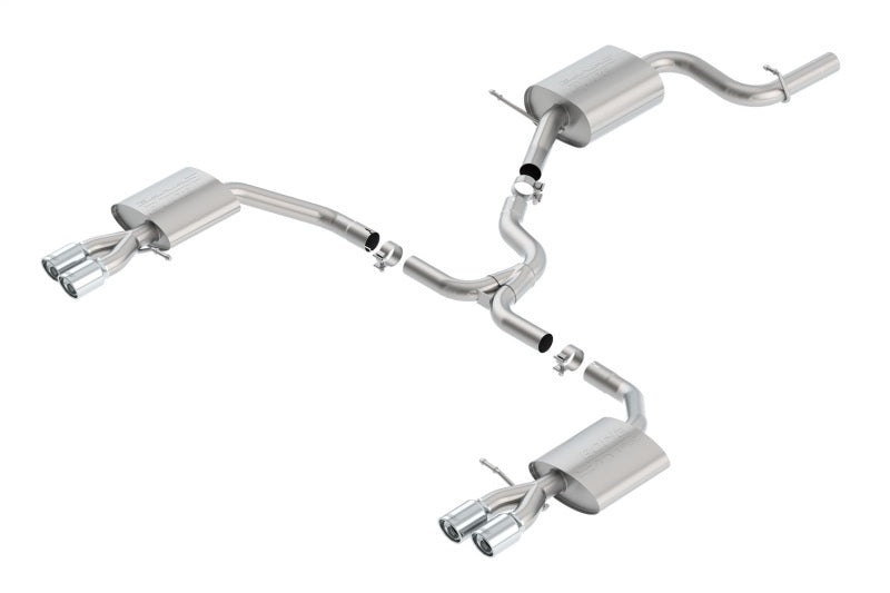 Borla S-Type Cat-Back Exhaust System 140705 for 2016-2018 Volkswagen Passat 3.6L V6