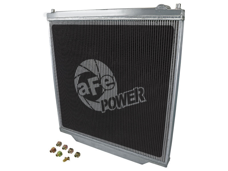 aFe BladeRunner Street Series High-Capacity Aluminum Radiator, Part Number 46-52141, 2003-2007 Ford 6.0L Power Stroke Diesel