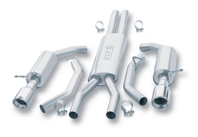 Borla Touring Cat-Back Exhaust System 140008 for 2002 Ford Thunderbird 3.9L V8