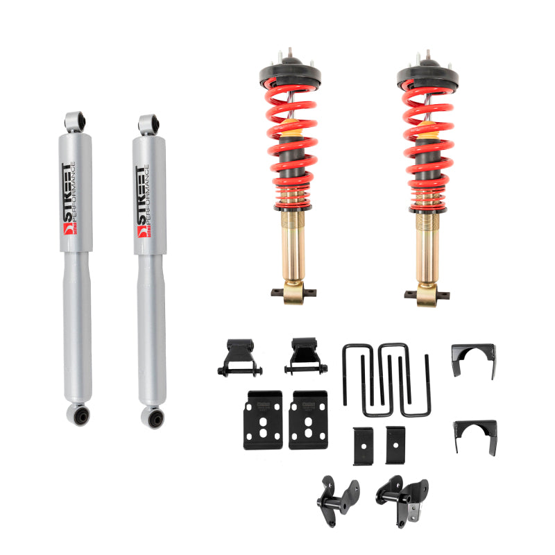 Belltech bel1054SPC 2021+ Ford F-150 4WD Street Performance Coilover Lowering Kit