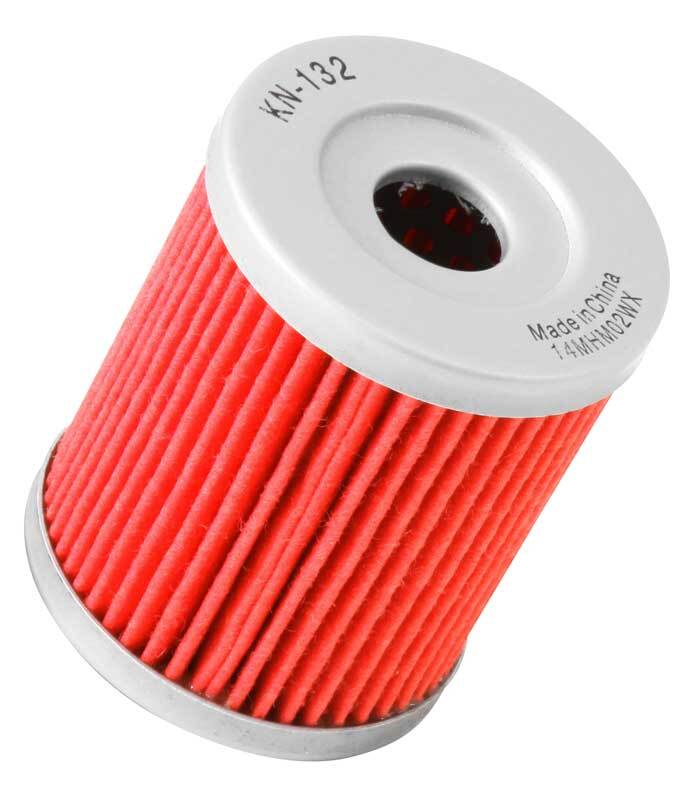 K&N Engineering KN-132 Premium Powersports Oil Filter for Suzuki, Arctic Cat, Kawasaki and Yamaha