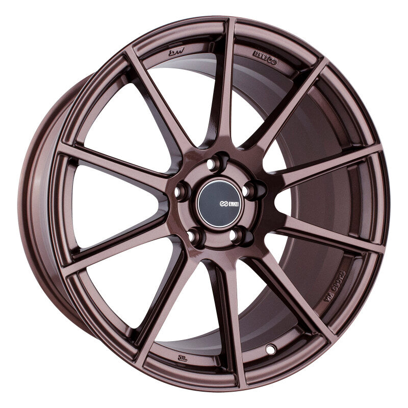 Enkei - enk499-895-6535ZP - TS10 18x9.5 Cast Wheel, +35 Offset, 5x114.3, Black