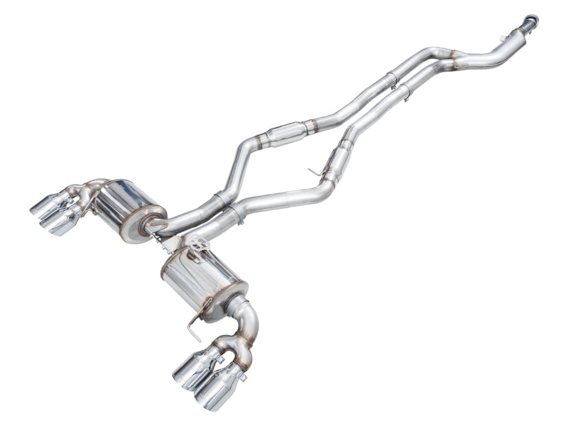 AWE Tuning 22-26 BMW M240i G42 Touring Edition Exhaust with Chrome Silver Tips