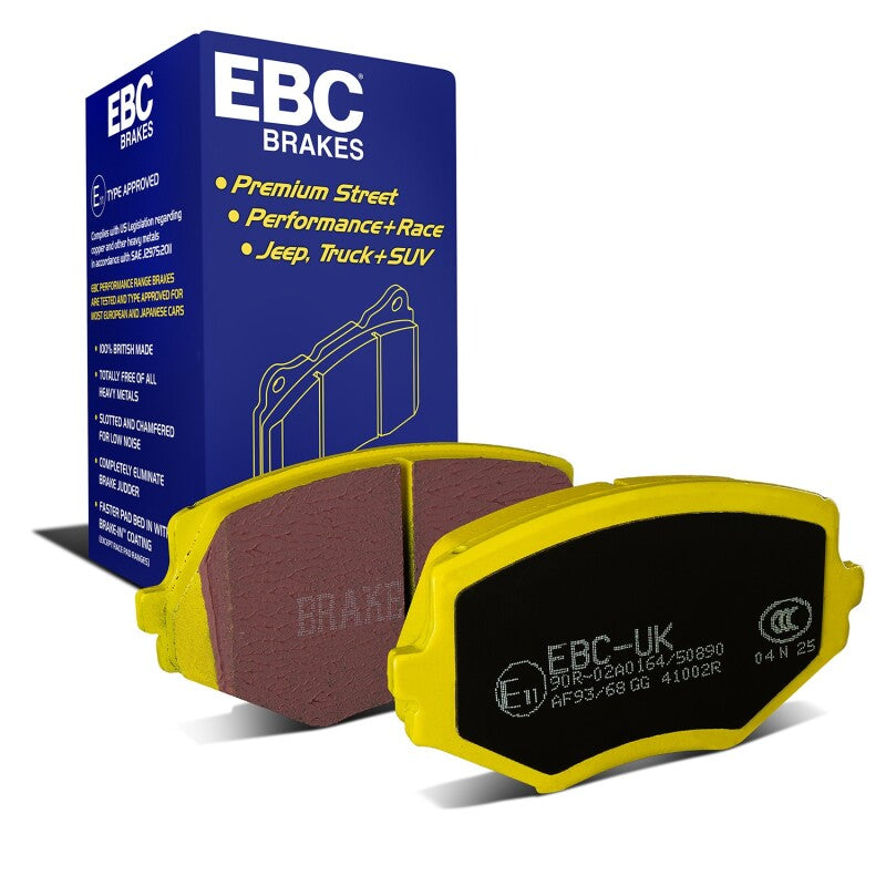 EBC Yellowstuff Front Brake Pads DP41002R for 1994-2001 Mazda Miata MX-5 1.8L