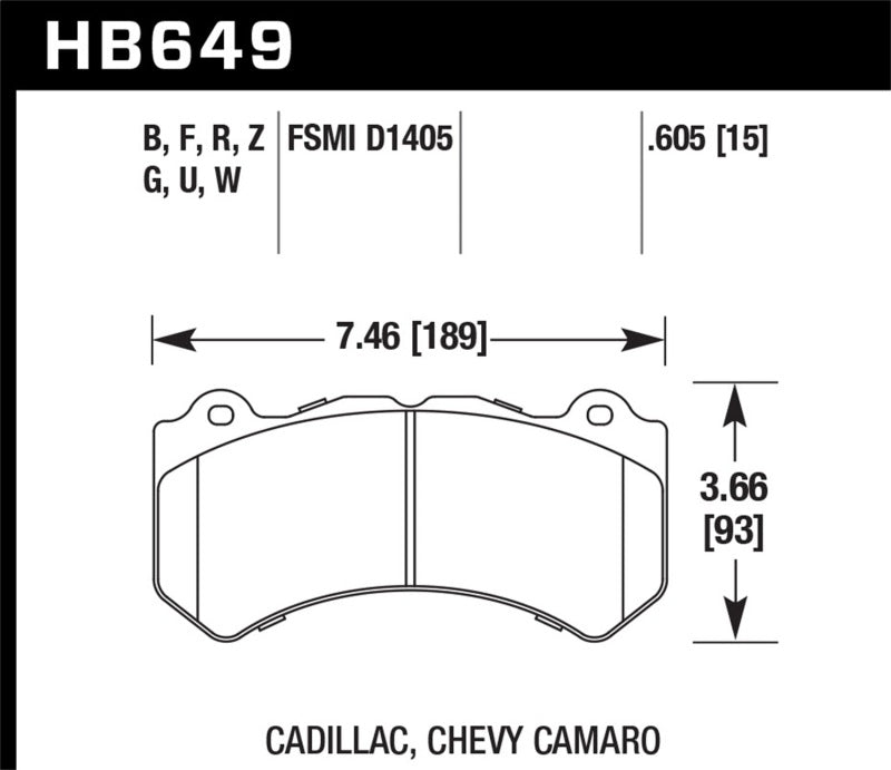 HAWK DTC-30 Brake Pad Sets