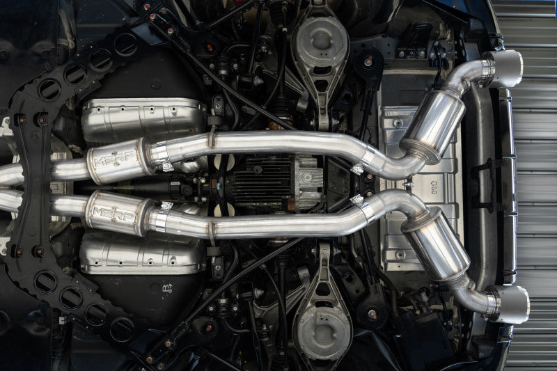 MBRP S44083CF Armor Pro 3-Inch Cat-Back Exhaust System with Carbon Fiber Tips for 2023-2026 Nissan Z 3.0L