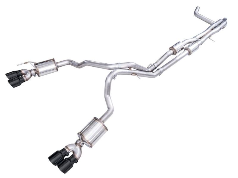 AWE Tuning 2021+ Chevy Tahoe / GMC Yukon 6.2L 0FG Edition Cat Back Exhaust with Quad Diamond Black Tips