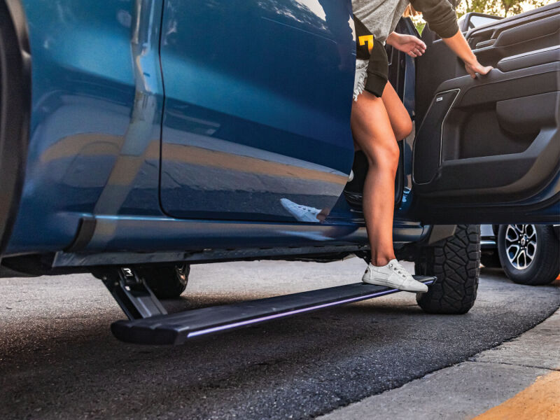 AMP Research PowerStep Vision Lighted Electric Running Boards for 2021-2026 Chevy Suburban / GMC Yukon XL / Escalade ESV