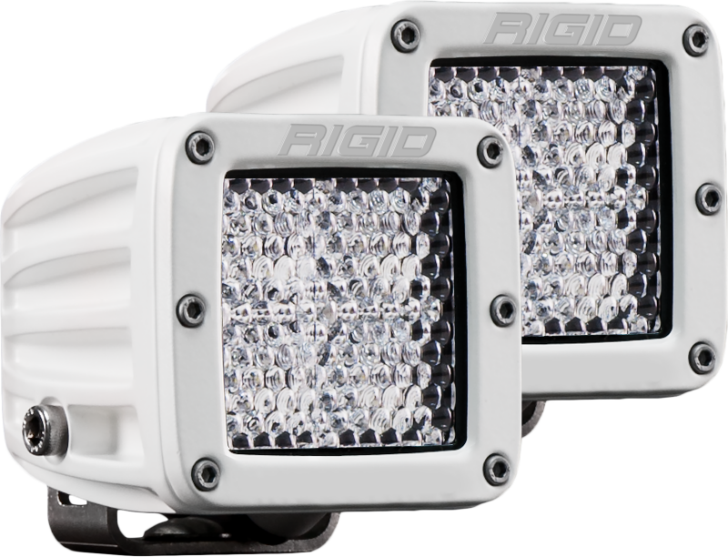 Rigid Industries D-Series PRO Marine Dually LED Pod Lights, 60-Degree Lens, Set of 2 – Part Number RIG602513