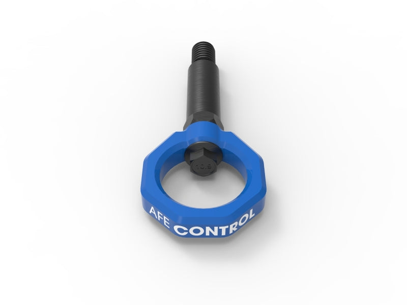 aFe Control Front Tow Hook Blue for BMW F-Chassis 2/3/4/M - 450-502001-L
